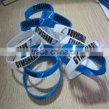 Promotional Gift Give Away Printed Logo Silicone Wristband thumbnail-1