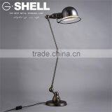 Industrial LED Adjustable Swing Arm Desk Light thumbnail-2