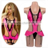 Three-point bra strap silk stockings suits lingerie,open pictures of sexy women in lingerie