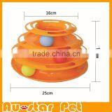 Cat Scratch Pad Three Layers Crazy Cat Toys Funny Pet Products Pet Supplies for Cats Ball Toys