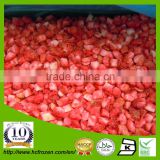 2016 new crop fresh IQF diced frozen strawberry