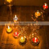 ANGEL CRYSTAL CANDLE STICK GLASS HOLDER WITH ANGLE WING thumbnail-3