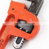 Amerian Style Pipe Wrench PVC Dipped Handle Carbon Steel Pipe Wrench