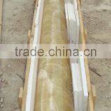 UNIQUE HONEY ONYX PILLARS COLUMNS CARVED thumbnail-6