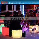 China High Quality PE Plastic Rechargeable Colorful Led Light Chair, Led Cube, Led Stool thumbnail-3