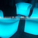 PE LED Modern Sofa Furniture / Night Club Plastic Sofa Set/ Glow Led Sofa thumbnail-4