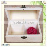 Wholesale Antique Hinged Ornaments Wooden Tea Chests Boxes thumbnail-2