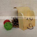 Small Decorative Lightweight Wood Wedding Favor Gift Box thumbnail-1