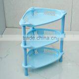 N504 3 Tiers Homeware Diaplay Plastic Storage Holder Bathroom Corner Rack Household Accessories thumbnail-5