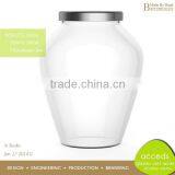 Handmade Shaped Unique Candy Glass Jar 750ml thumbnail-6