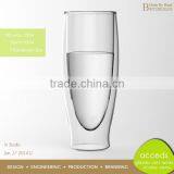 The Most Populare Gold Rim 2014 Double Wall Milk Glass Cup thumbnail-6