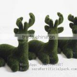 Grass Moss Topiary Animals for Office Decoration thumbnail-3