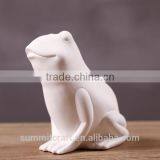 Miniature Ceramic Porcelain Animal Ceramic Frog Figurines thumbnail-3