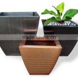 High Quality Best Selling Eco Friendly Rectangular Zinc Flower Vase From Viet Nam thumbnail-1