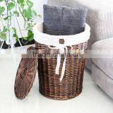 Hot!!!Handmake Wicker Laundry Basket thumbnail-3