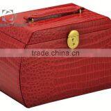 Colorful Crocodile Leather Jewel Box thumbnail-1