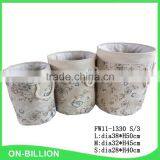 Dirty Laundry Collapsible Round Basket thumbnail-1