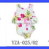 Flowers Print Baby 2 Pcs Swimwear Beachwear Kids Bikini thumbnail-1