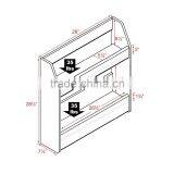 MDF Wooden Wall Mounted Wine Display With Stemware Holder Floating Wine Rack thumbnail-4