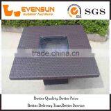 5PC Multi-function Club Room PE Rattan Dining Set Wicker Furniture thumbnail-5