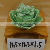 Ceramic Flower Shape Jewelry Box Trinket Box Factory Supply thumbnail-1