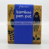 Square Bamboo Pen Pot thumbnail-1