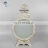 Unique Design White Stainless Steel Antique Standing Lantern thumbnail-1