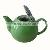 BTHJC-5 Ceramic Green Teapot With S/S Lid and Fliter thumbnail-3
