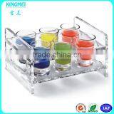 Party Clear Acrylic Beer Cup Display Stand Holders For Desks thumbnail-2