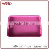 Rectangle Pink Vegetable Plastic Food Tray/egg/seedling/cable/serving Tray Inch Disposable Food Tray thumbnail-1
