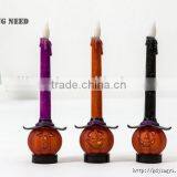 Sales Promotion Acrylic Halloween Decoration Pumpkin Shape Led Candle thumbnail-5