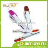 Professional Fashion Plastik Stainless Steel Spring Colored Plastic Clothes Peg thumbnail-2