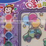 2017 Hot Cake Gift Pattern Color Painting Book With Pigment, Paint Brush thumbnail-3