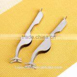 Factory Directly Sale Fish Shape Professional High Quality Stainless Steel Eyebrow Tweezers thumbnail-6