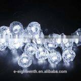Cheap Oem 20 LED Solar Power Diamond Shape Wedding Party Christmas Tree Decoration Light thumbnail-1