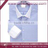 Best Sale Contrast White Collar Fused Cuffs Mens Long Sleeves Fancy Dress Shirts thumbnail-1