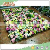 Popular Personized Size Fashion Rose Artificial Flower Wall for Indoor Decoration thumbnail-1