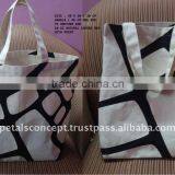 Printed Canvas Tote Bag With Canvas Handle thumbnail-1