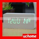 UCHOME Mini Digital Led Wooden Alarm Clock, Factory Price Alarm Clock thumbnail-2
