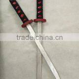 Wholesale Handmade Cosplay Children Red Wooden Long Katana Sword for Sale thumbnail-5