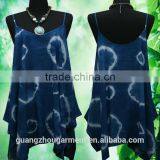 2015 Wholesale Sexy Ladies Irregular Summer Oversize Gypsy TIE DYE Beach Spaghetti Tank Top thumbnail-5