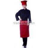 OEM Stander Collar White / Black Unisex Classic Chef Coat thumbnail-6