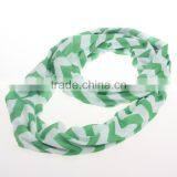 Top Quality Fashion New Design Hijab Infinity Chevron Knitted Silk Scarf thumbnail-4