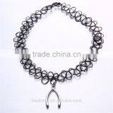 Hippy Tribal Gypsy Boho Stretch Tattoo Choker Necklace thumbnail-3