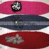 Fashion Hot Popular Acrylic Jewelry Crochet Headband for Winter thumbnail-2