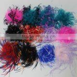 Wholesale Top Quality Manufacturers Multicolor Decotation Ostrich and Turkey Wool Top thumbnail-2