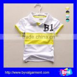 Striped Wholesale Custom Kids Polo Shirts custom Pique Polo Shirt For kids