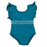 Girls' Dance Girls Leotard Solid Color Ruffle Kids Flutter Sleeve Leotard thumbnail-1