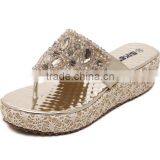 Zm50139b Ladies Rosary Sandal Wholesale Wedge Heel Women Shoes thumbnail-1