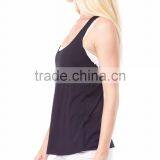 Fitness Clothing Blank Bodybuilding Vest Gym Women's Stringer Singlet thumbnail-3